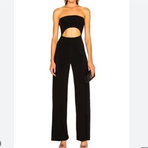 Norma Kamali Strapless Cut Out Jumpsuit XS